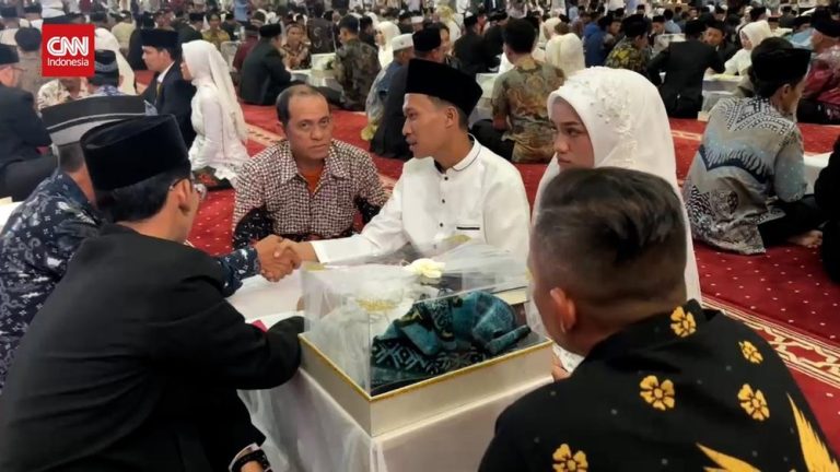 Nikah Massal Istiqlal: 100 Pasangan Resmi Menikah!