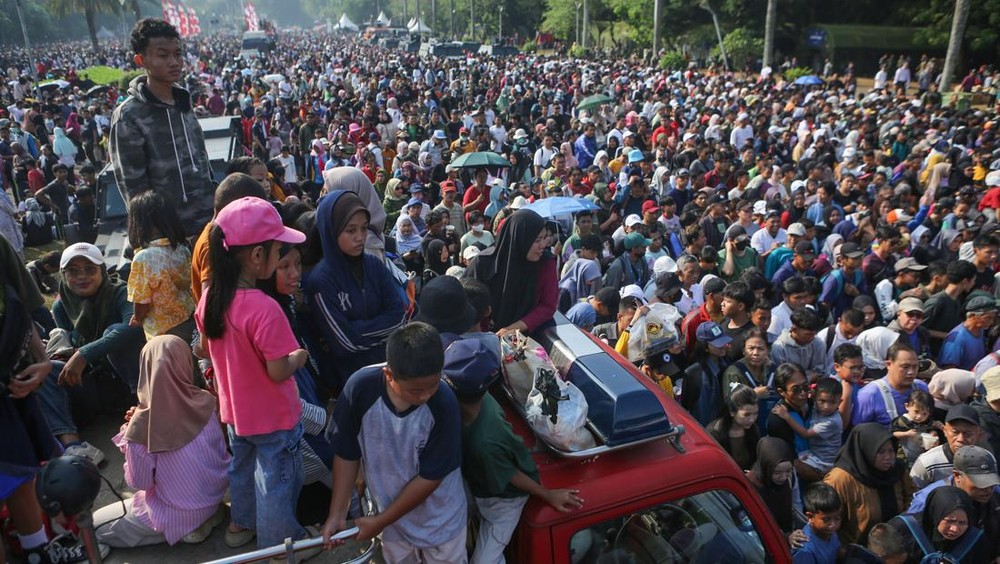 Monas Riuh! 8 Anak Sempat Hilang Saat HUT TNI, Endingnya...
