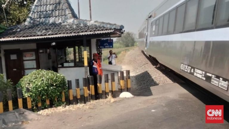 Detik Detik Mencekam Truk Nyaris Disambar Kereta