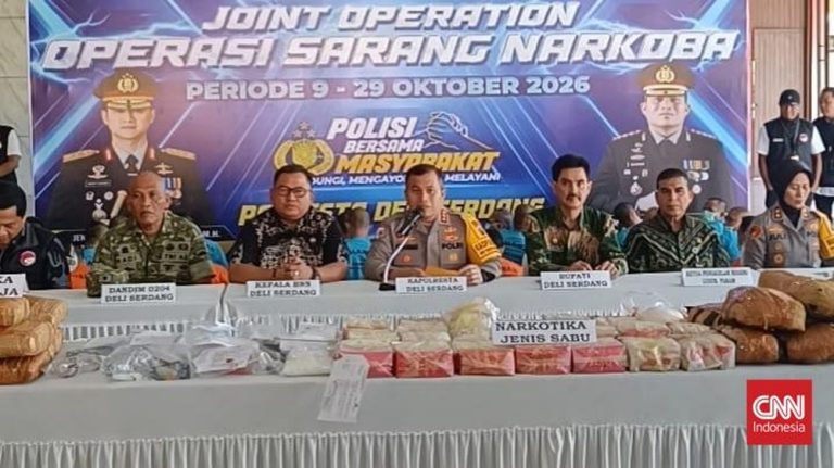 Geger Peredaran Narkoba Deli Serdang Disikat Polisi
