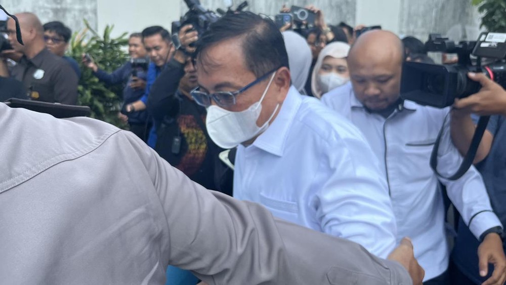 Sestama BNPB Bungkam Usai Diperiksa KPK